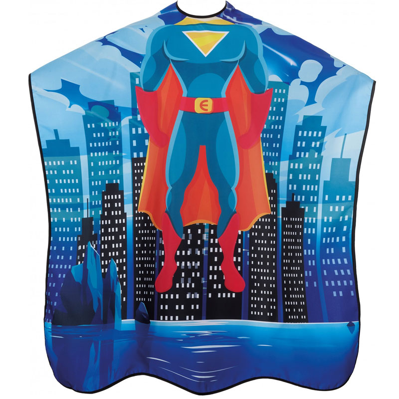 Peignoir cape enfant Super Hero 90x130cm